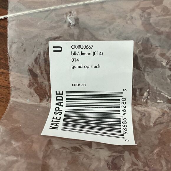 Kate Spade Women’s Necklace Adjustable Silver Gumdrop Faux Diamond - Picture 5 of 5